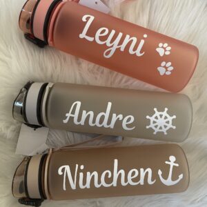 Personalisierte Trinkflasche 500 ml mit Namen