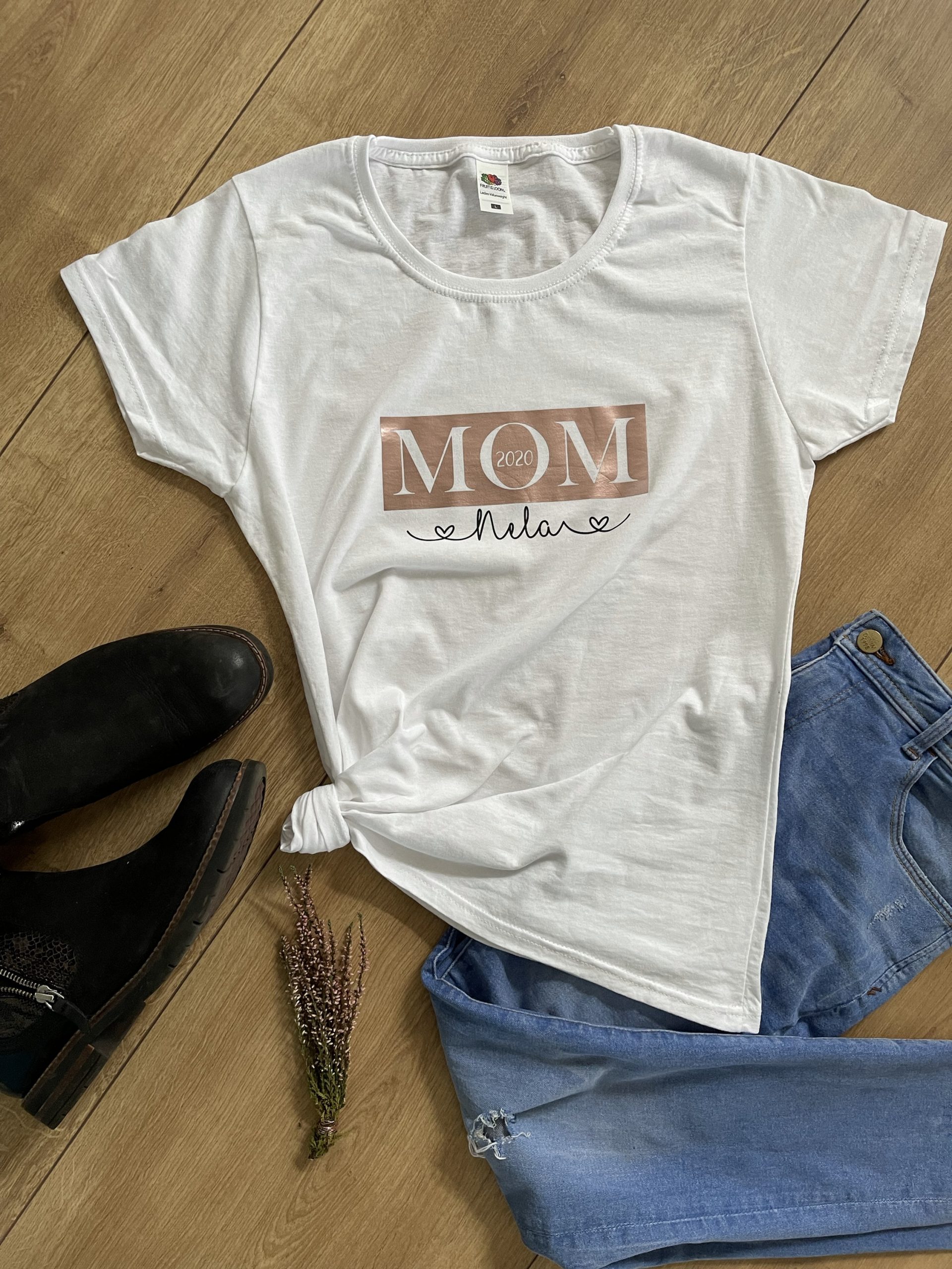 Personalisiertes Mom-Shirt