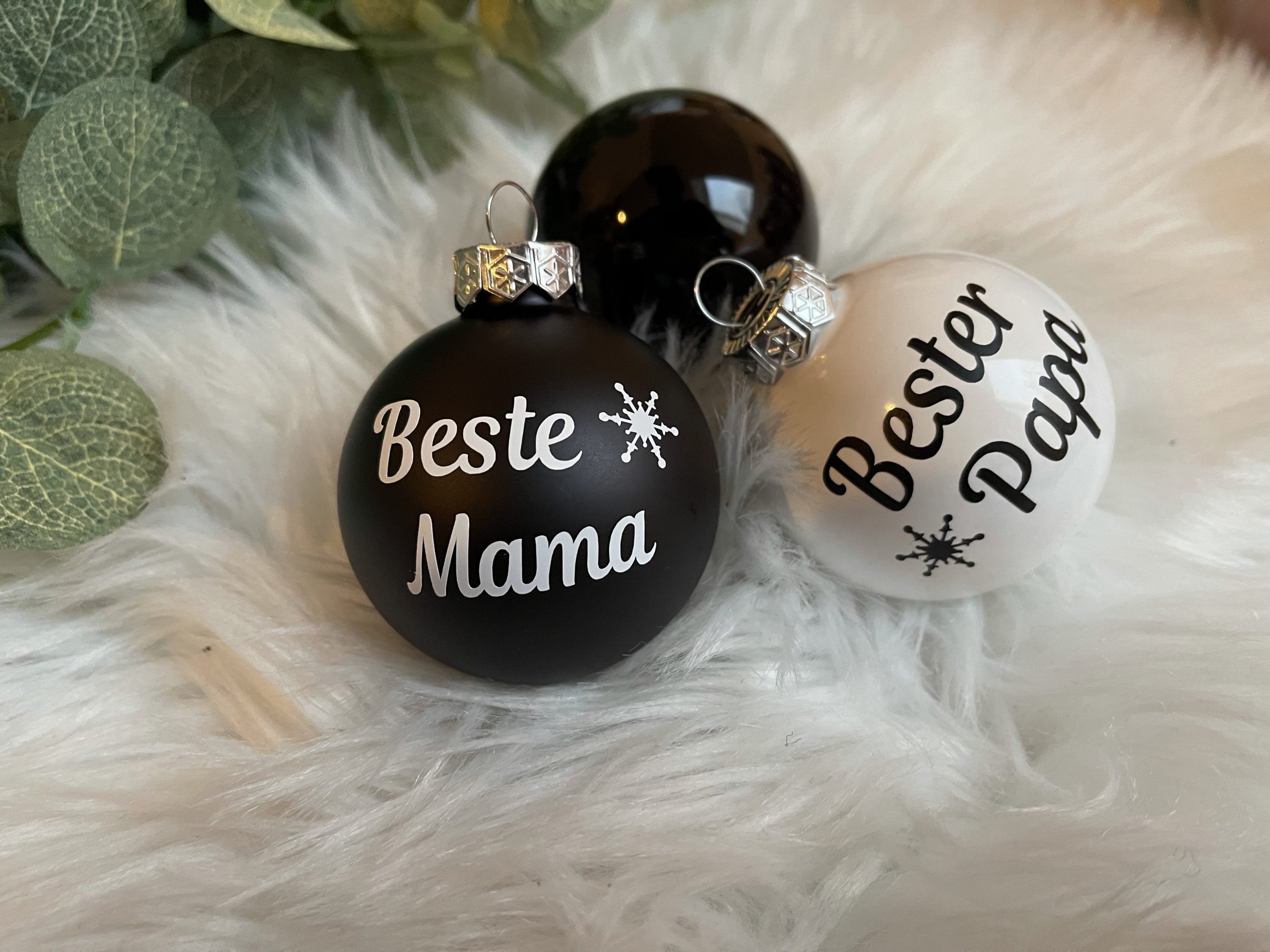 Personalisierte Weihnachtskugel aus Glas Ø 6 cm – Bild 8