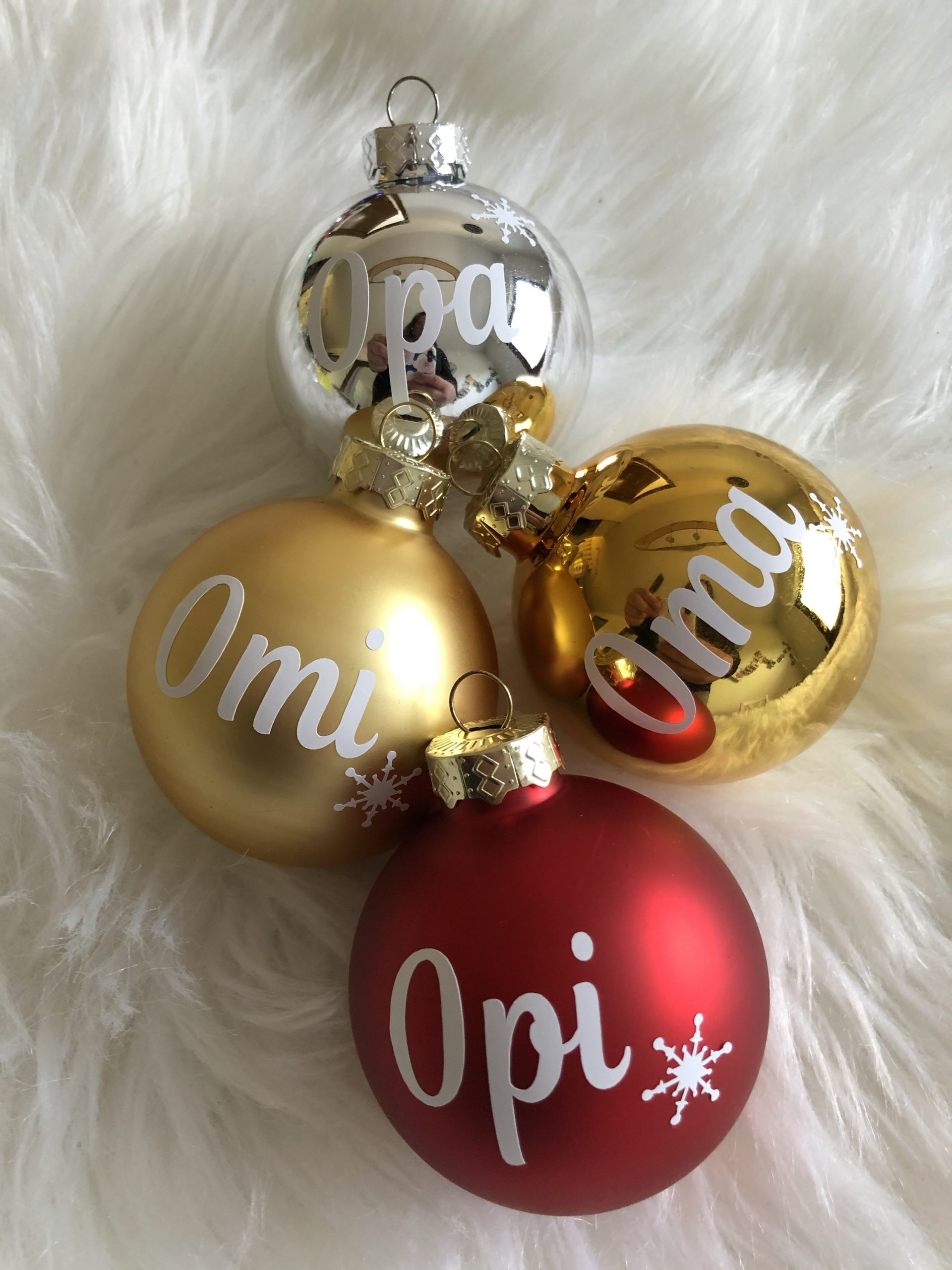 Personalisierte Weihnachtskugel aus Glas Ø 6 cm – Bild 5
