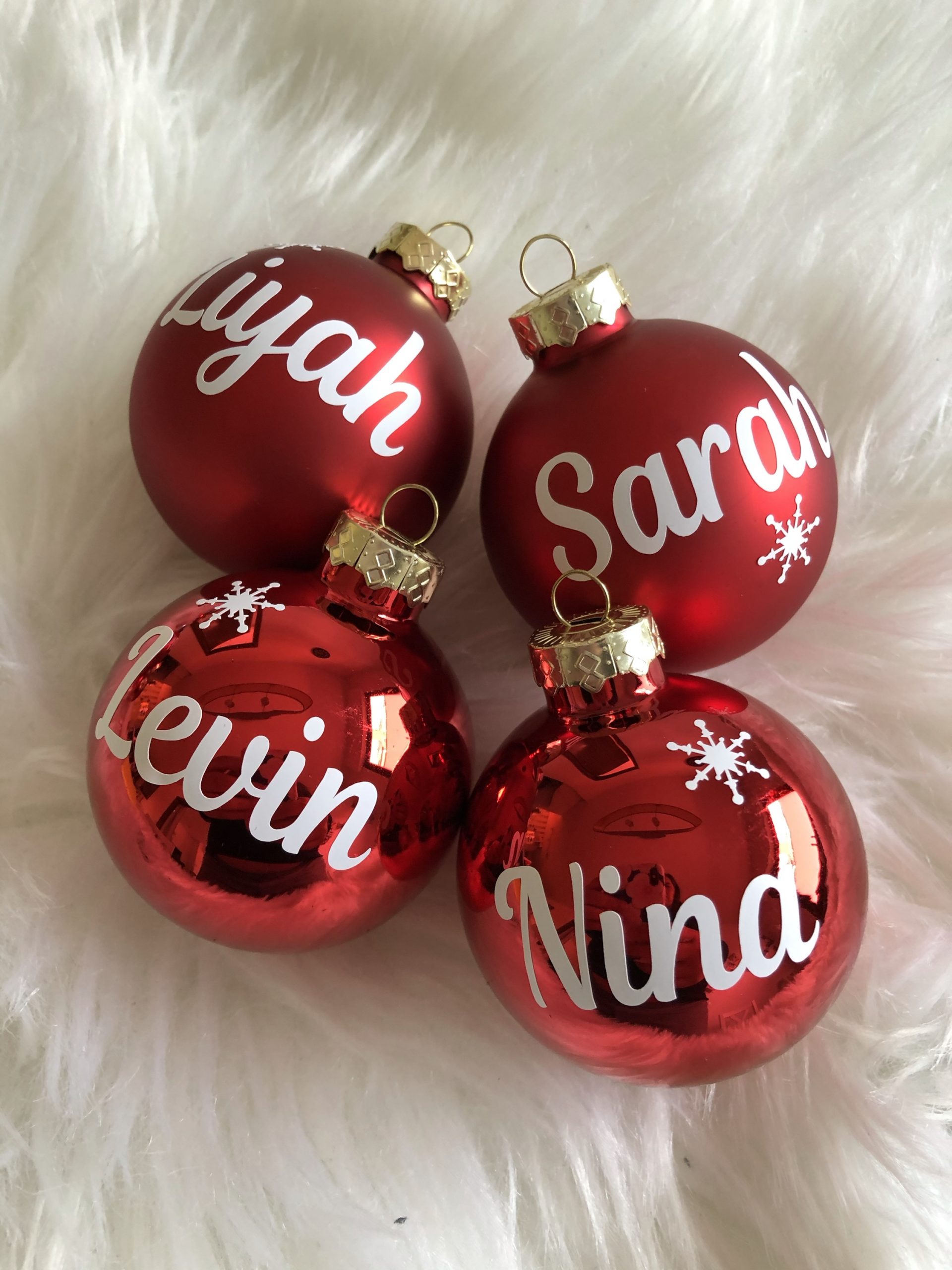 Personalisierte Weihnachtskugel aus Glas Ø 6 cm – Bild 7
