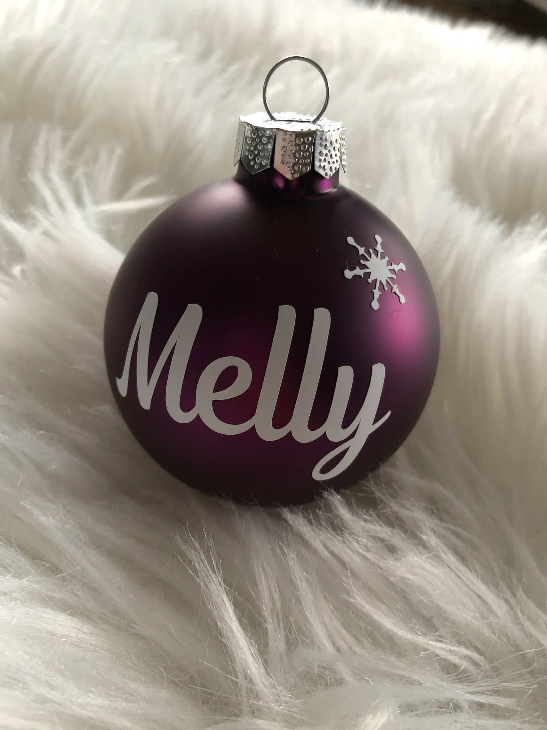 Personalisierte Weihnachtskugel aus Glas Ø 6 cm – Bild 6